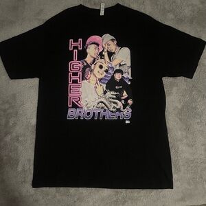 Higher Brothers Graphic Tee - Black